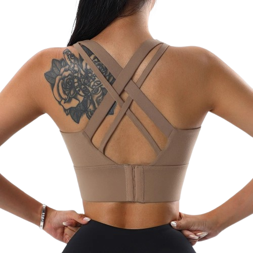 Impact Back Closure Bra